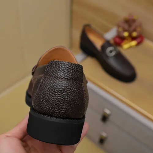 Cheap Salvatore Ferragamo Leather Shoes For Men #1399785 Replica Wholesale [$98.00 USD] [ITEM#1399785] on Replica Salvatore Ferragamo Leather Shoes