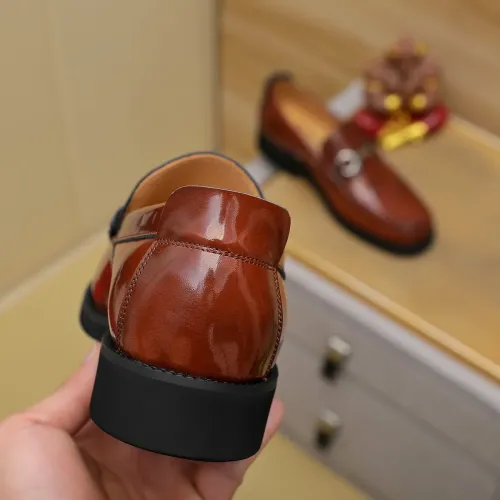 Cheap Salvatore Ferragamo Leather Shoes For Men #1399786 Replica Wholesale [$98.00 USD] [ITEM#1399786] on Replica Salvatore Ferragamo Leather Shoes