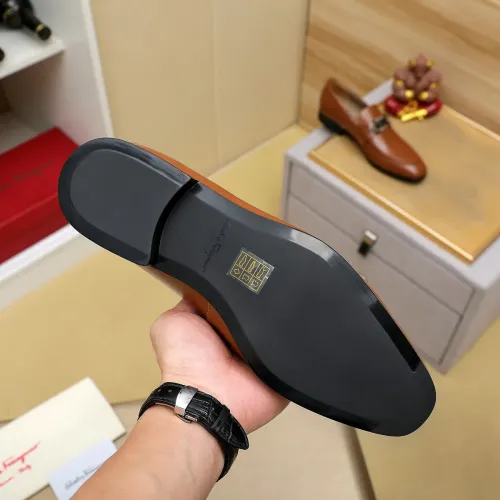 Cheap Salvatore Ferragamo Leather Shoes For Men #1399794 Replica Wholesale [$108.00 USD] [ITEM#1399794] on Replica Salvatore Ferragamo Leather Shoes