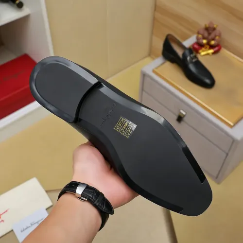 Cheap Salvatore Ferragamo Leather Shoes For Men #1399795 Replica Wholesale [$108.00 USD] [ITEM#1399795] on Replica Salvatore Ferragamo Leather Shoes