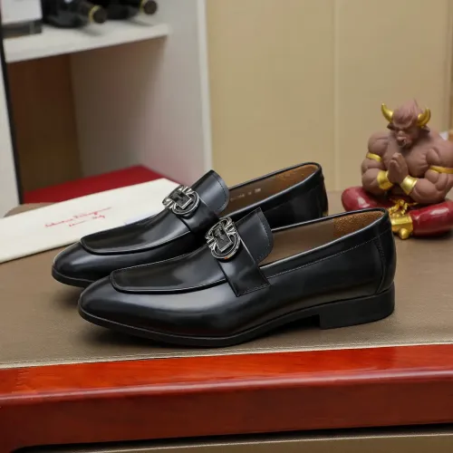 Cheap Salvatore Ferragamo Leather Shoes For Men #1399796 Replica Wholesale [$108.00 USD] [ITEM#1399796] on Replica Salvatore Ferragamo Leather Shoes