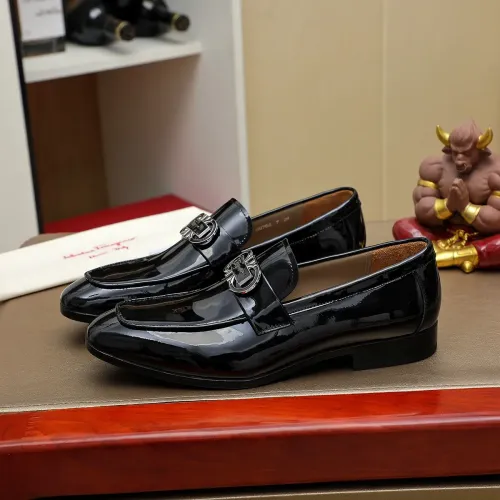 Cheap Salvatore Ferragamo Leather Shoes For Men #1399798 Replica Wholesale [$108.00 USD] [ITEM#1399798] on Replica Salvatore Ferragamo Leather Shoes