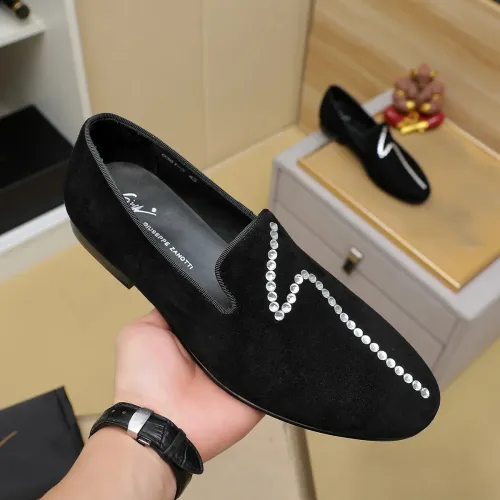 Cheap Giuseppe Zanotti GZ Leather Shoes For Men #1399801 Replica Wholesale [$82.00 USD] [ITEM#1399801] on Replica Giuseppe Zanotti GZ Leather Shoes