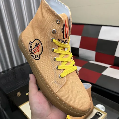 Cheap Moncler High Tops Shoes For Men #1399821 Replica Wholesale [$85.00 USD] [ITEM#1399821] on Replica Moncler High Tops Shoes