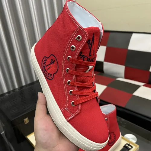 Cheap Moncler High Tops Shoes For Men #1399822 Replica Wholesale [$85.00 USD] [ITEM#1399822] on Replica Moncler High Tops Shoes
