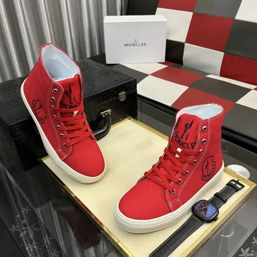 Cheap Moncler High Tops Shoes For Men #1399822 Replica Wholesale [$85.00 USD] [ITEM#1399822] on Replica Moncler High Tops Shoes