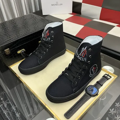 Cheap Moncler High Tops Shoes For Men #1399823 Replica Wholesale [$85.00 USD] [ITEM#1399823] on Replica Moncler High Tops Shoes