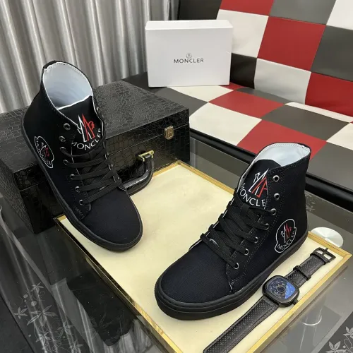 Cheap Moncler High Tops Shoes For Men #1399823 Replica Wholesale [$85.00 USD] [ITEM#1399823] on Replica Moncler High Tops Shoes