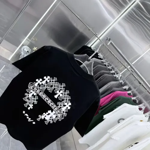 Cheap Chrome Hearts T-Shirts Short Sleeved For Unisex #1399867 Replica Wholesale [$40.00 USD] [ITEM#1399867] on Replica Chrome Hearts T-Shirts
