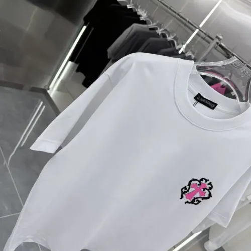 Cheap Chrome Hearts T-Shirts Short Sleeved For Unisex #1399870 Replica Wholesale [$40.00 USD] [ITEM#1399870] on Replica Chrome Hearts T-Shirts