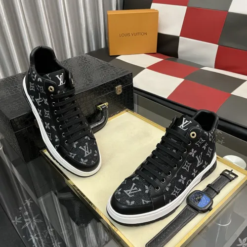Cheap Louis Vuitton High Tops Shoes For Men #1399904 Replica Wholesale [$82.00 USD] [ITEM#1399904] on Replica Louis Vuitton High Tops Shoes