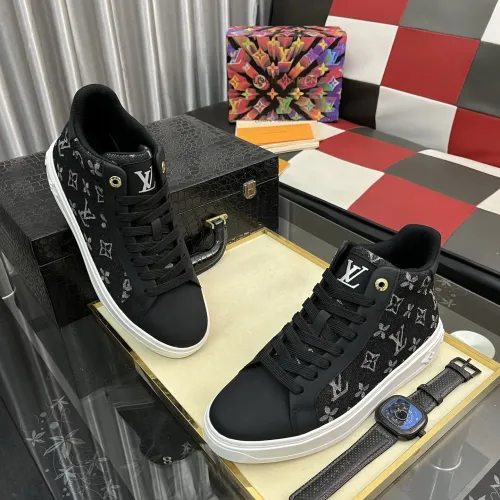 Cheap Louis Vuitton High Tops Shoes For Men #1399908 Replica Wholesale [$102.00 USD] [ITEM#1399908] on Replica Louis Vuitton High Tops Shoes