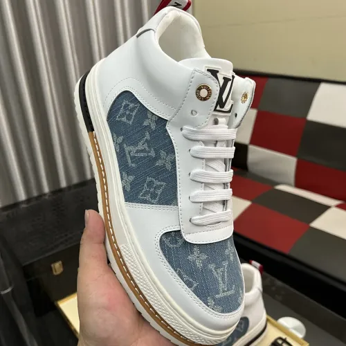 Cheap Louis Vuitton High Tops Shoes For Men #1399909 Replica Wholesale [$82.00 USD] [ITEM#1399909] on Replica Louis Vuitton High Tops Shoes