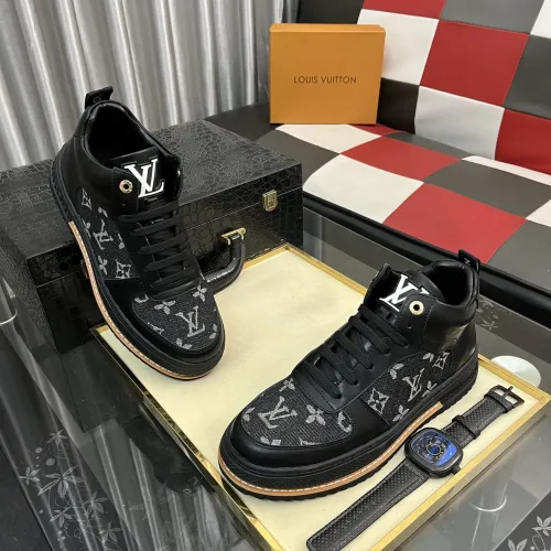 Cheap Louis Vuitton High Tops Shoes For Men #1399910 Replica Wholesale [$82.00 USD] [ITEM#1399910] on Replica Louis Vuitton High Tops Shoes