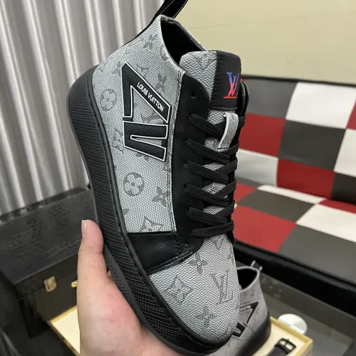 Cheap Louis Vuitton High Tops Shoes For Men #1399914 Replica Wholesale [$85.00 USD] [ITEM#1399914] on Replica Louis Vuitton High Tops Shoes