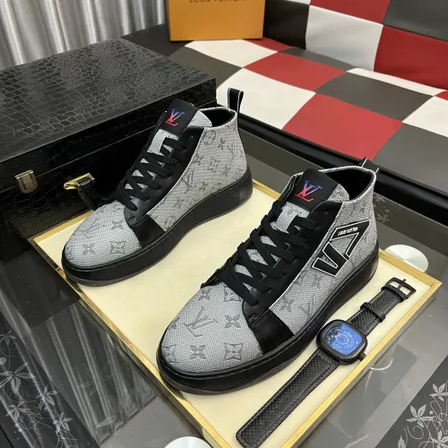 Cheap Louis Vuitton High Tops Shoes For Men #1399914 Replica Wholesale [$85.00 USD] [ITEM#1399914] on Replica Louis Vuitton High Tops Shoes