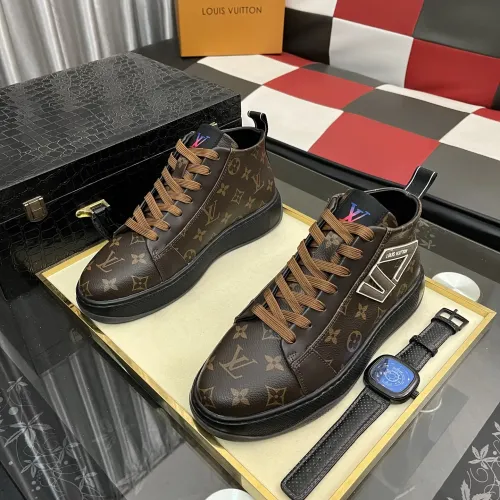 Cheap Louis Vuitton High Tops Shoes For Men #1399915 Replica Wholesale [$85.00 USD] [ITEM#1399915] on Replica Louis Vuitton High Tops Shoes