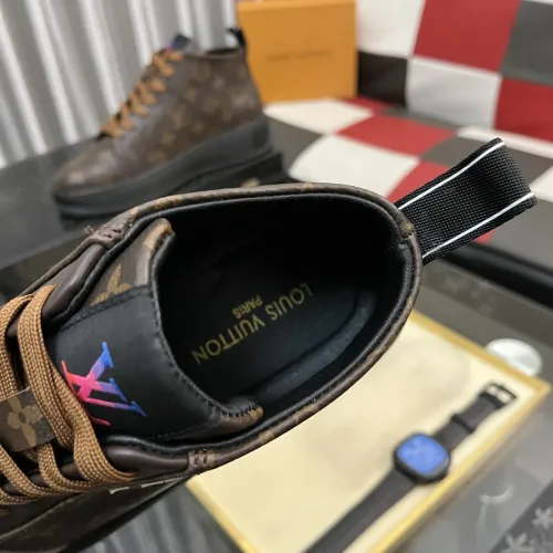 Cheap Louis Vuitton High Tops Shoes For Men #1399915 Replica Wholesale [$85.00 USD] [ITEM#1399915] on Replica Louis Vuitton High Tops Shoes