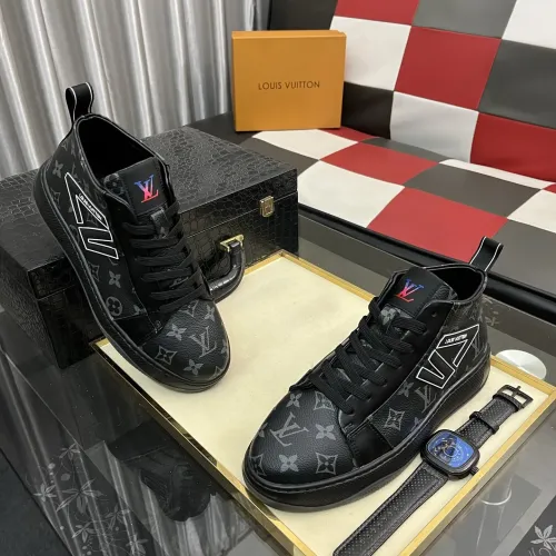 Cheap Louis Vuitton High Tops Shoes For Men #1399916 Replica Wholesale [$85.00 USD] [ITEM#1399916] on Replica Louis Vuitton High Tops Shoes