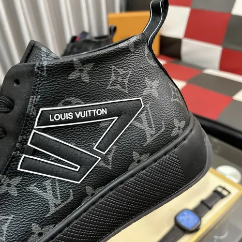 Cheap Louis Vuitton High Tops Shoes For Men #1399916 Replica Wholesale [$85.00 USD] [ITEM#1399916] on Replica Louis Vuitton High Tops Shoes