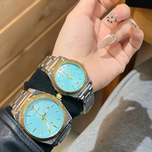 Cheap Armani Watches In Gold For Unisex #1399946 Replica Wholesale [$27.00 USD] [ITEM#1399946] on Replica Armani Watches