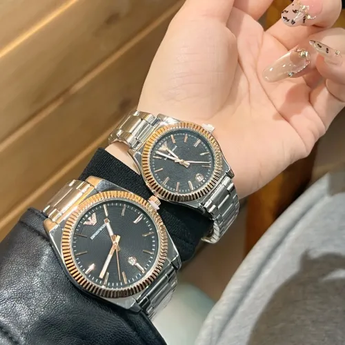 Cheap Armani Watches In Rose Gold For Unisex #1399951 Replica Wholesale [$27.00 USD] [ITEM#1399951] on Replica Armani Watches