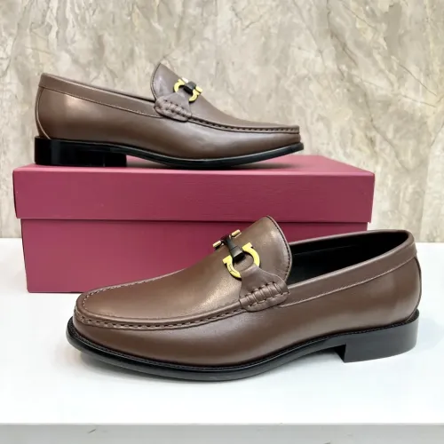 Cheap Salvatore Ferragamo Leather Shoes For Men #1399987 Replica Wholesale [$105.00 USD] [ITEM#1399987] on Replica Salvatore Ferragamo Leather Shoes