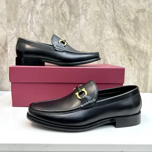 Cheap Salvatore Ferragamo Leather Shoes For Men #1399988 Replica Wholesale [$105.00 USD] [ITEM#1399988] on Replica Salvatore Ferragamo Leather Shoes