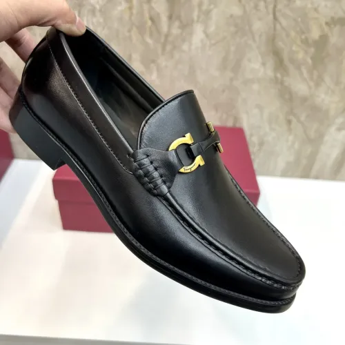 Cheap Salvatore Ferragamo Leather Shoes For Men #1399988 Replica Wholesale [$105.00 USD] [ITEM#1399988] on Replica Salvatore Ferragamo Leather Shoes