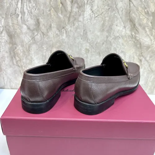 Cheap Salvatore Ferragamo Leather Shoes For Men #1399989 Replica Wholesale [$105.00 USD] [ITEM#1399989] on Replica Salvatore Ferragamo Leather Shoes