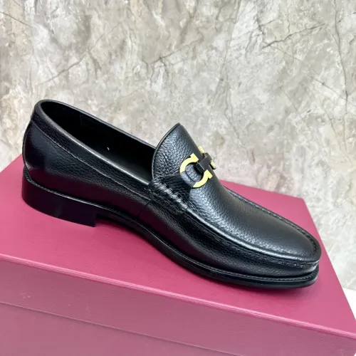 Cheap Salvatore Ferragamo Leather Shoes For Men #1399990 Replica Wholesale [$105.00 USD] [ITEM#1399990] on Replica Salvatore Ferragamo Leather Shoes