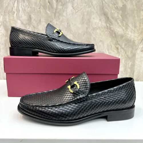 Cheap Salvatore Ferragamo Leather Shoes For Men #1399991 Replica Wholesale [$105.00 USD] [ITEM#1399991] on Replica Salvatore Ferragamo Leather Shoes