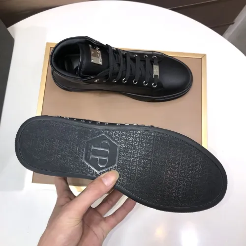 Cheap Philipp Plein PP High Tops Shoes For Men #1400013 Replica Wholesale [$88.00 USD] [ITEM#1400013] on Replica Philipp Plein PP High Tops Shoes