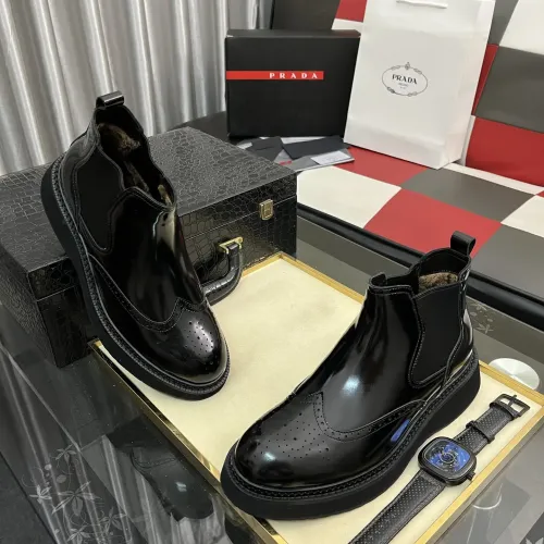 Cheap Prada Boots For Men #1400053 Replica Wholesale [$122.00 USD] [ITEM#1400053] on Replica Prada Boots