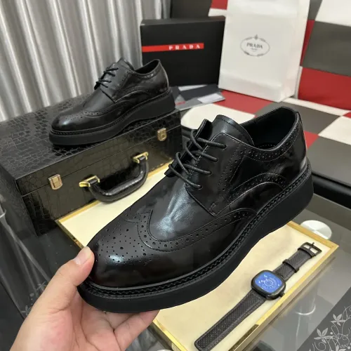 Prada Leather Shoes For Men #1400055
