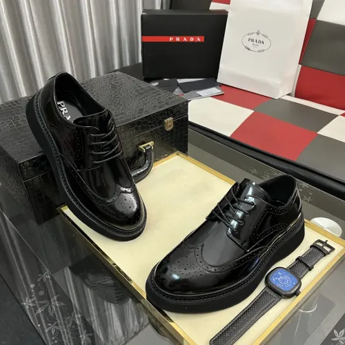 Cheap Prada Leather Shoes For Men #1400056 Replica Wholesale [$115.00 USD] [ITEM#1400056] on Replica Prada Leather Shoes