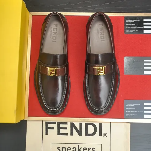 Cheap Fendi Leather Shoes For Men #1400058 Replica Wholesale [$98.00 USD] [ITEM#1400058] on Replica Fendi Leather Shoes