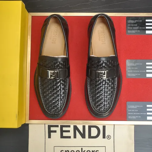 Cheap Fendi Leather Shoes For Men #1400061 Replica Wholesale [$98.00 USD] [ITEM#1400061] on Replica Fendi Leather Shoes