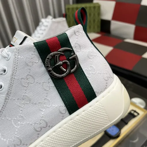 Cheap Gucci High Tops Shoes For Men #1400085 Replica Wholesale [$85.00 USD] [ITEM#1400085] on Replica Gucci High Tops Shoes