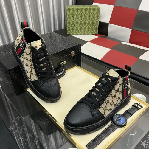 Cheap Gucci High Tops Shoes For Men #1400086 Replica Wholesale [$85.00 USD] [ITEM#1400086] on Replica Gucci High Tops Shoes