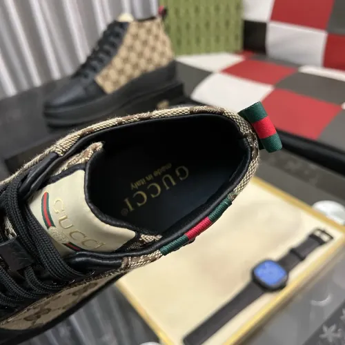 Cheap Gucci High Tops Shoes For Men #1400086 Replica Wholesale [$85.00 USD] [ITEM#1400086] on Replica Gucci High Tops Shoes