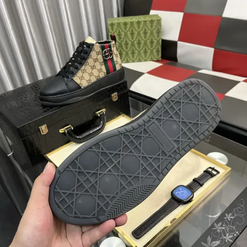 Cheap Gucci High Tops Shoes For Men #1400086 Replica Wholesale [$85.00 USD] [ITEM#1400086] on Replica Gucci High Tops Shoes