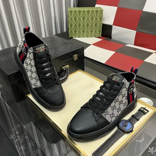 Cheap Gucci High Tops Shoes For Men #1400087 Replica Wholesale [$85.00 USD] [ITEM#1400087] on Replica Gucci High Tops Shoes