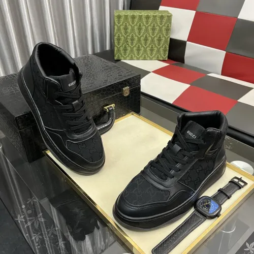 Cheap Gucci High Tops Shoes For Men #1400091 Replica Wholesale [$85.00 USD] [ITEM#1400091] on Replica Gucci High Tops Shoes