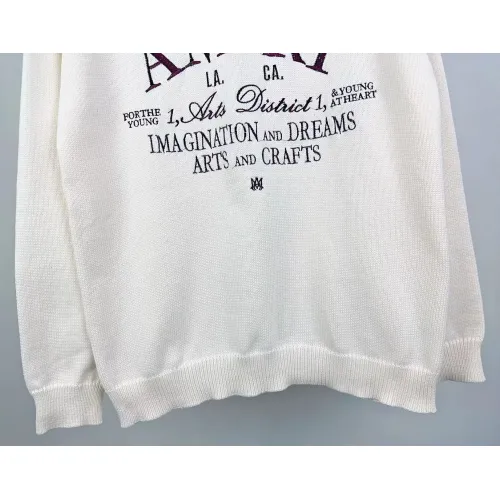 Cheap Amiri Sweaters Long Sleeved For Unisex #1400135 Replica Wholesale [$48.00 USD] [ITEM#1400135] on Replica Amiri Sweaters