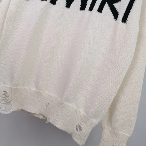 Cheap Amiri Sweaters Long Sleeved For Unisex #1400144 Replica Wholesale [$48.00 USD] [ITEM#1400144] on Replica Amiri Sweaters