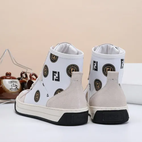 Cheap Fendi High Tops Casual Shoes For Men #1400170 Replica Wholesale [$80.00 USD] [ITEM#1400170] on Replica Fendi High Tops Casual Shoes