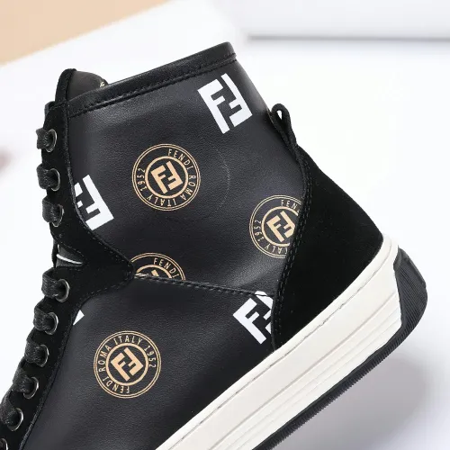 Cheap Fendi High Tops Casual Shoes For Men #1400172 Replica Wholesale [$80.00 USD] [ITEM#1400172] on Replica Fendi High Tops Casual Shoes