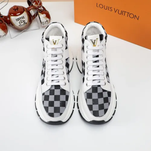 Cheap Louis Vuitton High Tops Shoes For Men #1400175 Replica Wholesale [$82.00 USD] [ITEM#1400175] on Replica Louis Vuitton High Tops Shoes