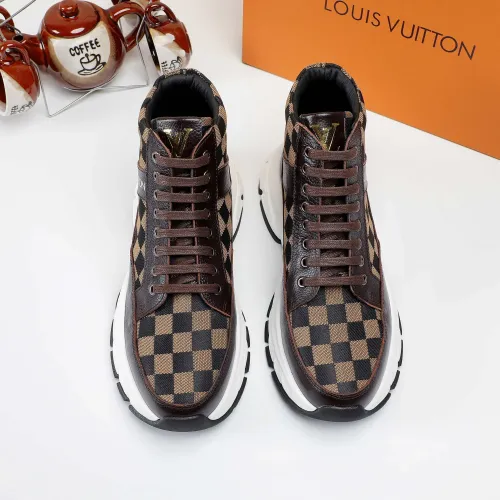 Cheap Louis Vuitton High Tops Shoes For Men #1400176 Replica Wholesale [$82.00 USD] [ITEM#1400176] on Replica Louis Vuitton High Tops Shoes